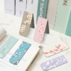 3 pcs, Floral Magnetic Bookmarks, Assorted Flower Designs.