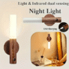 2 pcs Set, multifunctional motion sensor LED night light-USB charging, wall lamp, with magnetic installation.