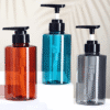 1Pc, Pump 500ml Dispenser Press-On Plastic High-End Bottles, Hand Wash Liquid, Shampoo Bottles, etc.,