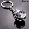 1 pc, Solar System Planets Keychain - Moon Phase Charm with Celestial-Theme.