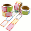 200pcs, Vibrant Colored Stickers Roll, Waterproof Colored Index Label Stickers