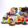 8 pcs set, Disney Princess Action Figurines, Cute Realistic Cartoon Gift Set, Home Office Car Decor, Birthday Cake Decoration