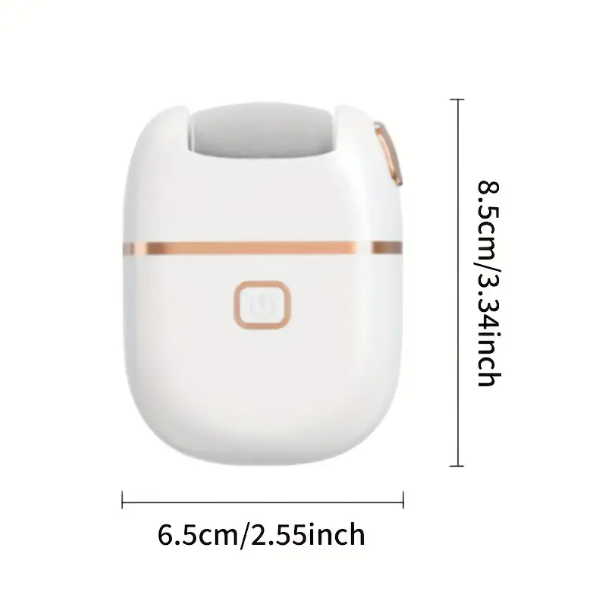 1pc Rechargeable Electric Foot Grinder for Cracked Heels - 3 Replacement Grinding Heads, 2-Speed Settings, Easy to Use with USB Charging. - Image 2