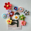 10 pcs, Refrigerator Magnets, Colorful Kawai Plant Beautiful Flowers