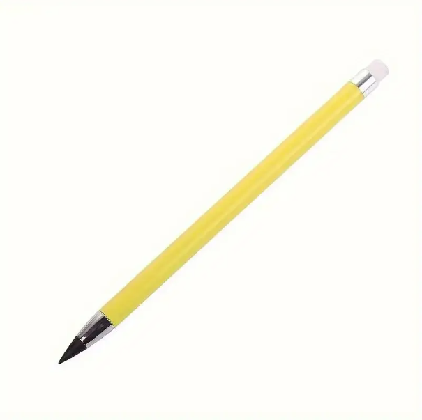 1 pc, Pencil that Never Runs Out No Need For Sharpening, New-Black Tip Technology with Eraser, Macaron Color, Durable and Creative Pencil. - Image 2