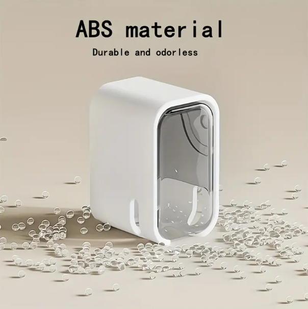 2 pcs, Wall-Mounted Toothbrush Holders, High quality, Durable Material, No-Drill Installation, Space-Saving Bathroom Accessory. - Image 5