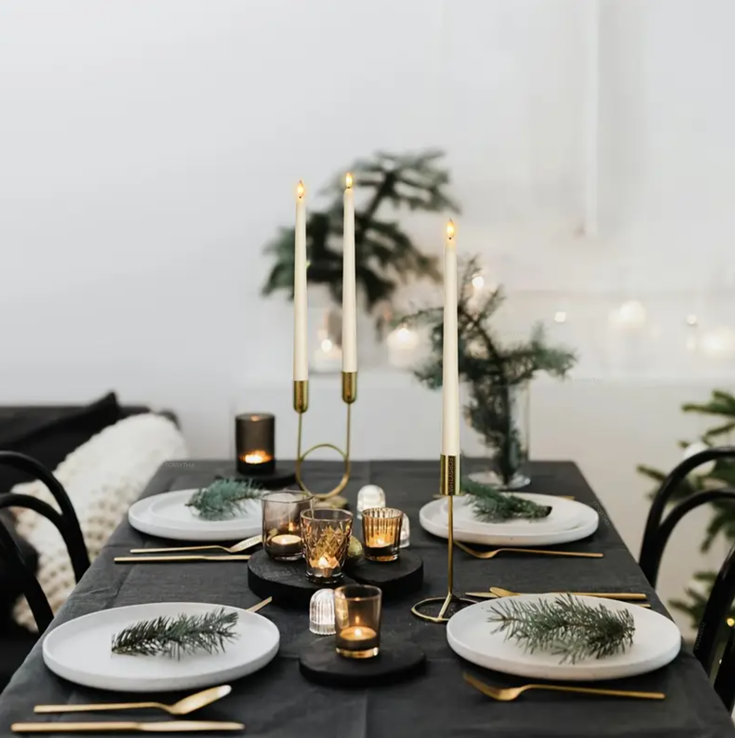 1 pc, LED Flickering Flame Taper Candle, 3D Wick Warm Light Battery Operated. - Image 5