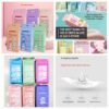 8 pcs pack, Mini Wet Wipes For Skin With Vitamin E, Travel, Daily Use, Office/School Use, Suitable For All Skin Types